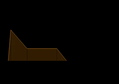 an ADSR shape drawn from its four values