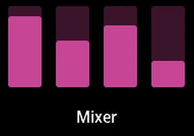 four slim bars side by side under a single name